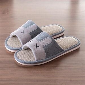 Adorable Gray Bunny Slippers